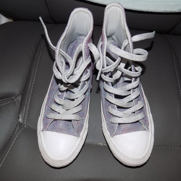 CONVERSE Women's CTAS HI 564910C STARWARE/PLATINUM - Picture 1 of 5